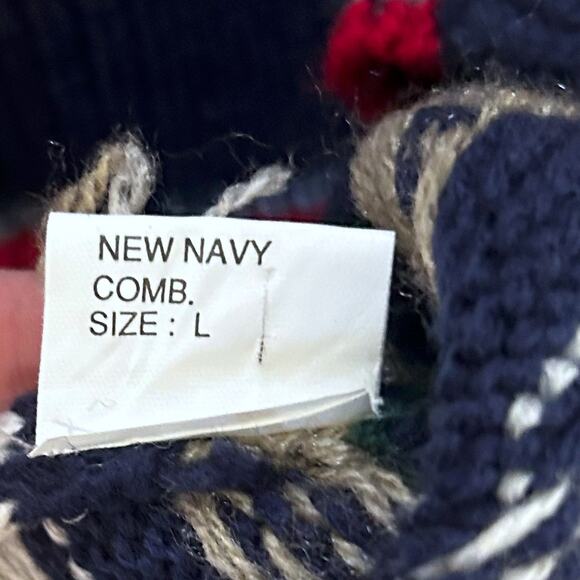 Vintage Americana Cardigan Teacher Patriotic Granny Eclectic Cottagecore LARGE - Picture 10 of 11